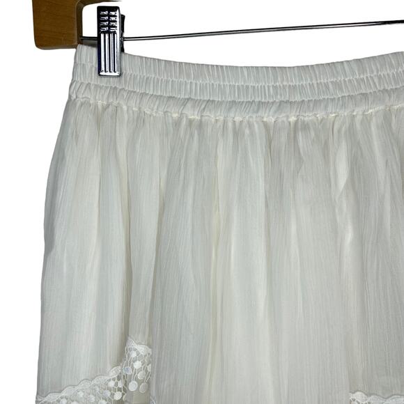 Rococo Sand Cia Off White Mini Skirt NEW size XS - Picture 7 of 9